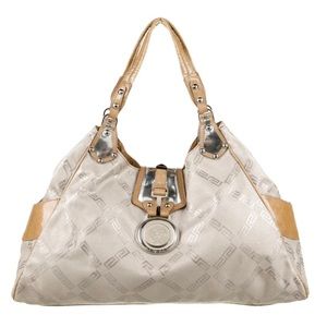 48 hour sale! VERSACE Medallion Logo Jacquard Shoulder Bag